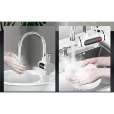 Alchemy Elektrikli Sıcak ve Soğuk Su Isıtıcı Musluk Hızlı Isıtma Musluk Konnektörü 3000W Abd Fişi Için (Yurt Dışından)