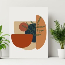 Retro Home Çiçek Tasarımlı 30 x 40 Kanvas Tablo Duvar Tablosu