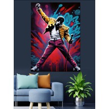 Karizma Tablo Efsanevi Dans ve Müzik Dekoratif Kanvas - Mdf Ahşap Tablo