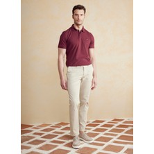 Brooks Brothers Normal Bel Düz Paça Standart Bej Erkek Pantolon BBSS25MPT001