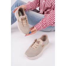 Kadın Bej Memory Foam Clima Comfort Spor Ayakkabı