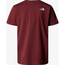 The North Face M Ss Sımple Dome Erkek Bordo T-Shirt NF0A87NG0VO1