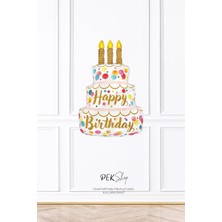 Saten Gold Mumlu Pasta Folyo Balon Grabo 14INÇ