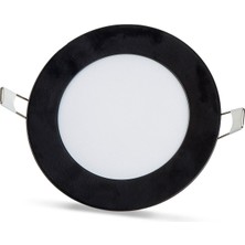 10 Adet Noas YL10 0600 S 6W Sıva Altı Siyah Kasa LED Spot 6500K Beyaz Işık