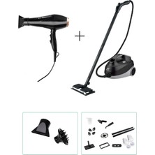 KS224 Profesyonel Fön Makinesi / CB-107C Çok Fonksiyonlu Buharlı Temizlik Makinası