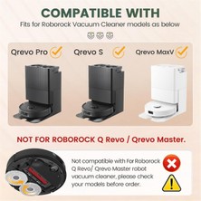 Bearrt Qrevo S/qrevo Pro/qrevo Maxv Robot Süpürge Aksesuarları Yedek Kitleri Ana Yan Fırça Hepa Filtre Paspas Bezi (Yurt Dışından)