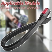 Bearrt Dyson V15 V12 V11 V10 V8 V7 Elektrikli Süpürge Için Esnek Dar Alan Başlığı Elektrikli Süpürge Aparatı Uzun Düz Başlık (Yurt Dışından)
