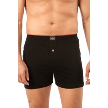 Özkan Underwear Özkan 0041 5'li Paket Erkek %100 Pamuklu Şardonlu Klasik Rahat Kesim Havlu Bel Süprem Penye Boxer