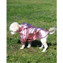 Peti Tailor Köpek Kıyafeti Kapüşonlu Mont Yağmurluk Pink Color