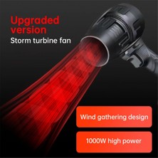 Alchemy El Tipi Araba Saç Kurutma Makinesi Temizleme Şiddetli Hava Jet Fanı Elektrikli Güçlü Türbin Turbo Yükseltilmiş Fırtına Üfleyen Yaprak (Yurt Dışından)