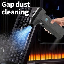 Alchemy 180000RPM Mini Hava Üfleyici Turbo Jet Fan Elektrik Gücü Ekranlı El Tipi Toz Temizleyici Yüksek Hızlı Toz Alma Temizleme Aracı (Yurt Dışından)