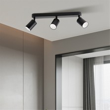 Alchemy LED Parlama Önleyici Spot Avize Tavan Lambası Yatak Odası Koridor Ray Spot Işık Ev ve Dekor Için Çift Kafa (Yurt Dışından)