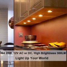 Alchemy G4 Ampul, 20 Paket Halojen 12V 20W Bi-Pin Tabanlı, Kabin Ampulleri Için Yüksek Çıkışlı Ampul 300LM (Yurt Dışından)