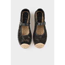 Elle Siyah Kadın Espadril