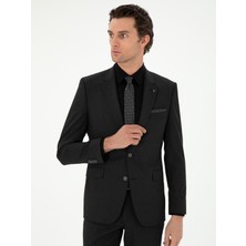 Cacharel Erkek Antrasit Slim Fit Klasik Takım Elbise 50310167-VR006