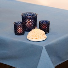 Mavi Pamuklu Masa Örtüsü (140 x 180)