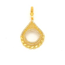 Çeyrek Altın Çerçeveli Kolye Ucu Altın Kaplama TGR-681