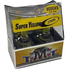 T.m.t 12V HB4A Ampul 55W 2300K Sarı (Düz Soket) (Korea) ( 2 Ad)