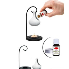 Beyaz Metal Askılı  Buhurdanlık