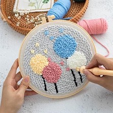 Eckooing Punch Iğne Nakış Punch Iğne Seti Aplike Dikişi Için (Yurt Dışından)