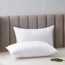 Teksnil Home | 2 Adet Boncuk Silikon Yastık | 1200 Gram | Antialerjik | 50 x 70  cm  | Premıum Yastık