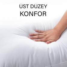 Teksnil Home | 2 Adet Boncuk Silikon Yastık | 1200 Gram | Antialerjik | 50 x 70  cm  | Premıum Yastık