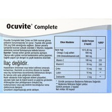 Ocuvite Complete 60 Kapsül Lutein Göz Vitamini