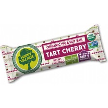 Happy Village Organik Vişne&incir&fındık Bar-Meyve Barı- Organik Meyve Barı- Glutensiz- Vegan- 40 gr x 4 Ad.