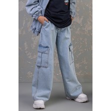 Erkek Çocuk Kargo Denim Pantolon