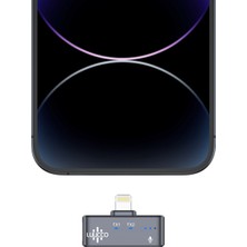 Luucco Airwave K2 Wireless Yaka Mikrofonu (Lighting)