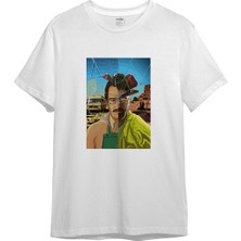 The Lucid Lab Walter White / Heisenberg Tişört - Beyaz