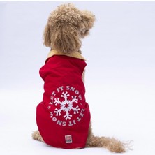 Pawstar Kırmızı Yukon Büyük Irk Köpek Yeleği Köpek Kıyafeti Köpek Yağmurluk