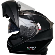 Crn 925 Çene Açılır Kask Mat Siyah