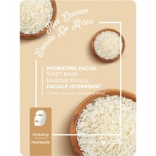 Pirinç Özlü Nemlendirici Kağıt Yüz Maskesi