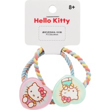 Hello Kitty Lisanslı Kalpli Saç Lastiği (2 Adet)