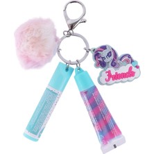 Miniso My Little Pony Lisanslı Ponpon Anahtarlıklı Dudak Bakım Seti