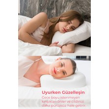 Lotus Beauty Pillow Kırışıklık Önleyici Ortopedik Güzellik Yastığı Ortopedik Yastık Hyaluronik Asit