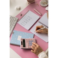 Paperora A5 Spiralli Karton Kapak Çizgili Okul Defteri 80 Yaprak 2'li Set - Ders Programlı - Kiraz