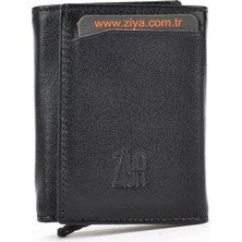 Ziya, Erkek  Deri Mekanizmalı Cüzdan 1519841ZYMK12 Siyah