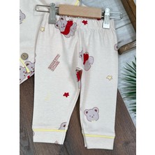 Baby Biscoi Ayıcık Baskılı Unisex Bebek Pijama Takımı