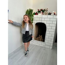 Kidsroom Kaşe Ceketli Kız Çocuk Takımı