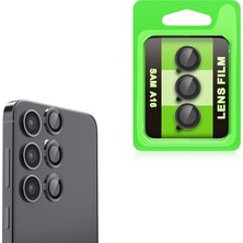 Gpack Samsung Galaxy A16 Uyumlu Kamera Lens Koruyucu Metal Tekli CL07 Siyah
