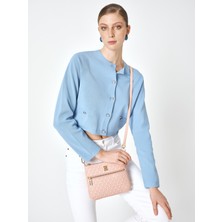 Pierre Cardin Toz Pembe Çapraz Çanta 05PO25Y2009-KAL Tzp