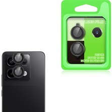 Gpack Xiaomi Redmi Note 13 Pro 5g Uyumlu Kamera Lens Koruyucu Metal Tekli CL07 Siyah