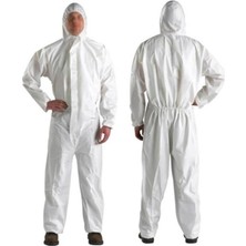 By Cleaner Tek Kullanımlık Lamineli Koruyucu Tulum (X/xl Beden) Sıvı Geçirmez Kullan At Tulum
