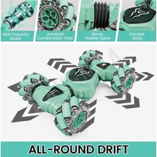 Rozitoys Vardem Bilekten Kontrol Uzaktan Kumandalı Full Fonksiyon Şarjlı Araba S8908 Yeşil