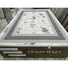Gri Lacivert Oturma Odası Halısı Argın Halı