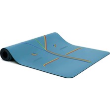 Yogatime Rubber Mat Colour Line 4mm Jade