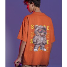 Terzili Giyin Cool Bear Baskılı Oversize Erkek Tişört – Hava Alabilen  Pamuk