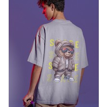 Terzili Giyin Cool Bear Baskılı Oversize Erkek Tişört – Hava Alabilen  Pamuk